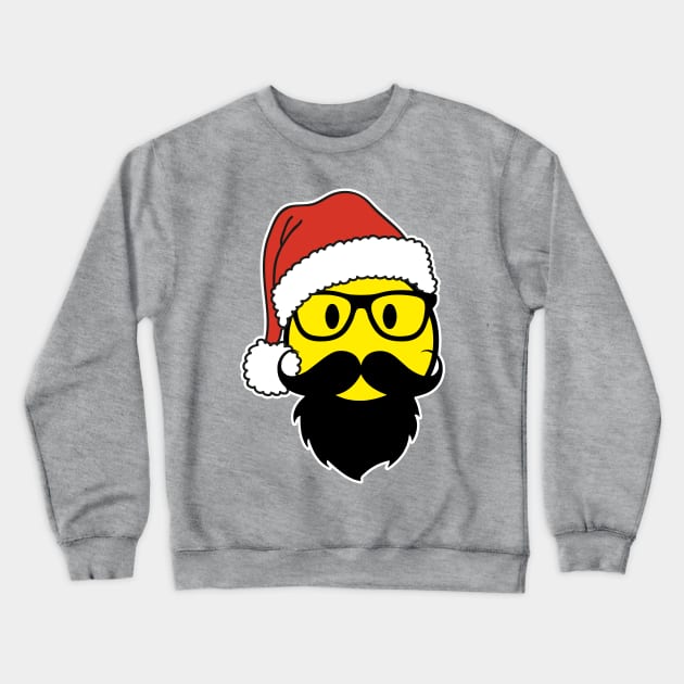 Happy Seasons - Funny Cult Hipster Smiley 1 Crewneck Sweatshirt by EDDArt